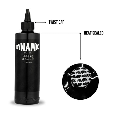 Dynamic - BLKOUT 240ml - Encre tatouage REACH