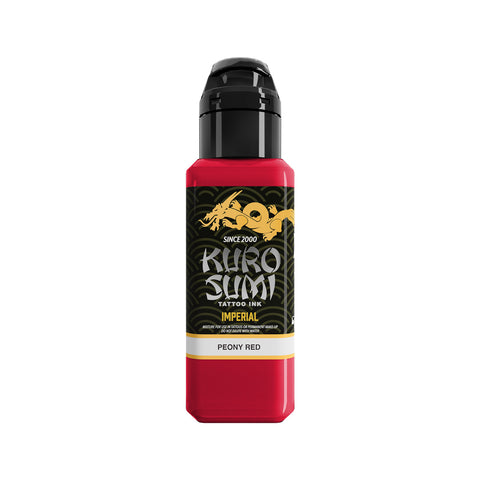 Kuro Sumi Imperial - Peony Red 22ml - Encre Tatouage REACH
