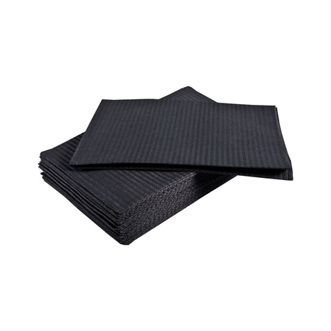 Champs de protection bavoirs noir 45x34 - Paquet de 150