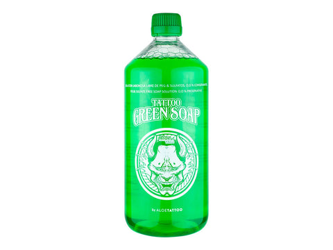 Aloe Tattoo Green Soap 1L - Prêt à l'emploi