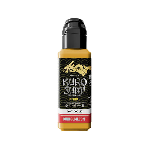 Kuro Sumi Imperial - Soy Gold 22ml - Encre Tatouage REACH