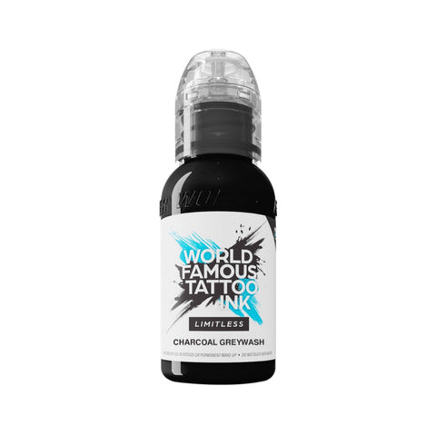 World Famous Limitless - Charcoal Greywash 30 ml - Melange pour Tatouage REACH