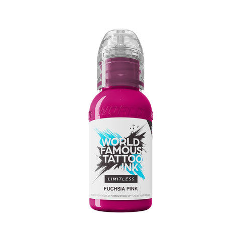 World Famous Limitless - Fuchsia Pink 30 ml - Melange pour Tatouage REACH