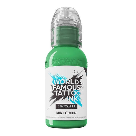 World Famous Limitless - Mint Green 30 ml - Melange pour Tatouage REACH