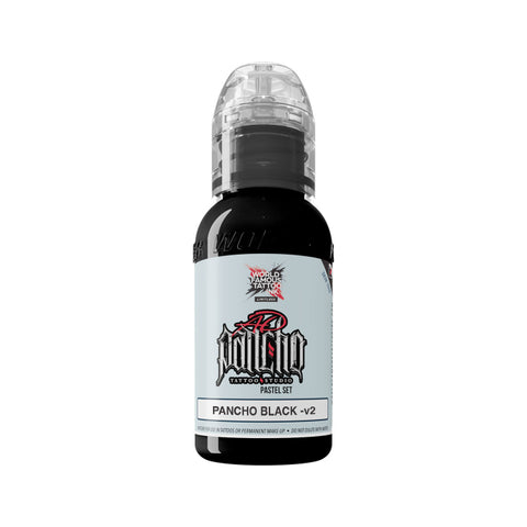 World Famous Limitless - Pancho Black v2 30 ml - Melange pour Tatouage REACH
