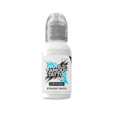 World Famous Limitless - Straight White 30 ml - Melange pour Tatouage REACH